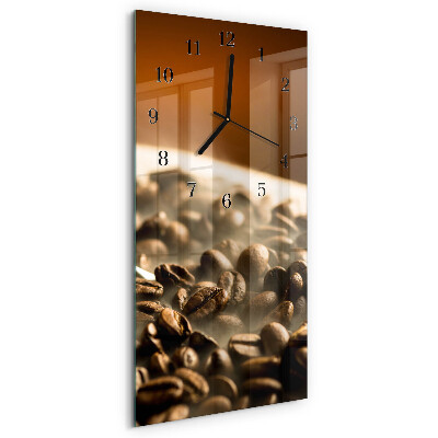 Vertikale Uhr Kaffeebohnen