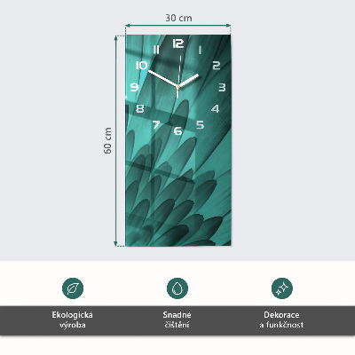 Vertikale Uhr Becher