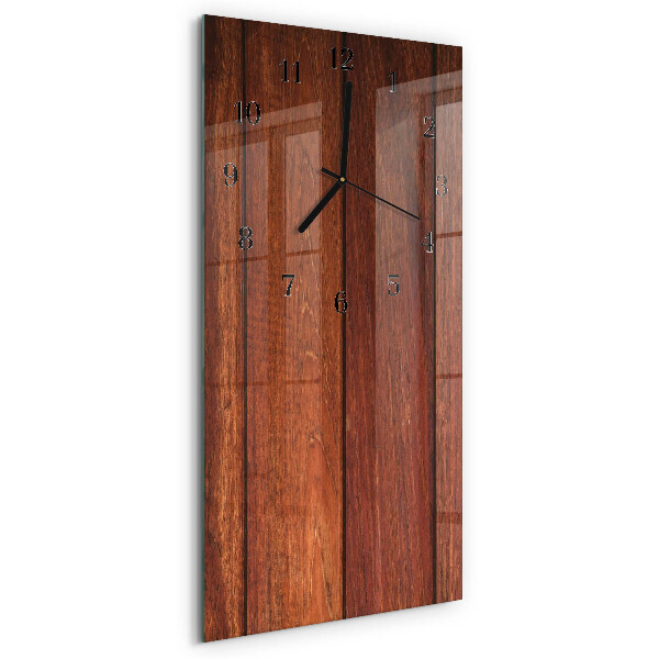 Vertikale Uhr Holz