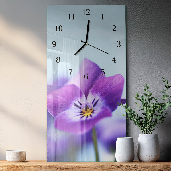 Vertikale Uhr Blume