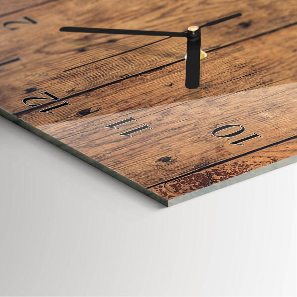 Vertikale Uhr Holz