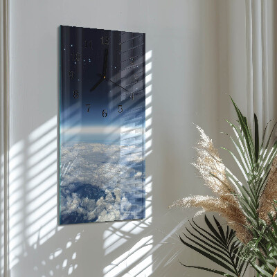 Vertikale Uhr Das Universum der Erde