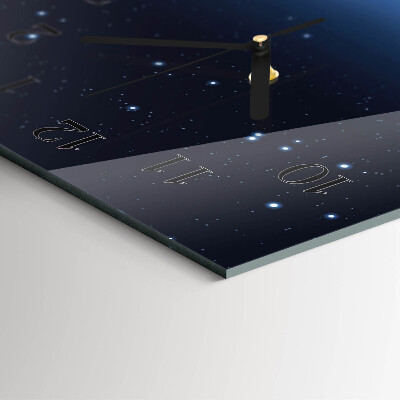 Vertikale Uhr Das Universum der Erde