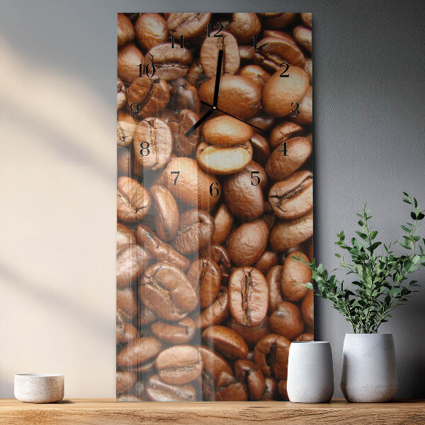 Vertikale Uhr Kaffeebohnen