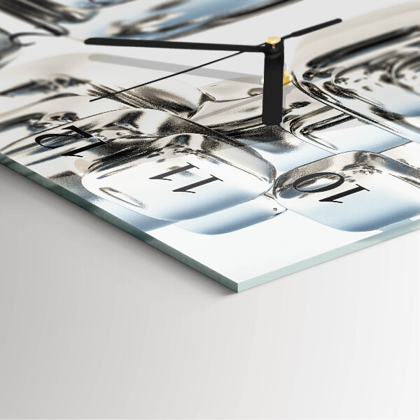 Vertikale Uhr 3D-Würfel