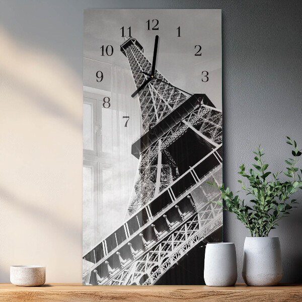 Vertikale Uhr Eiffelturm