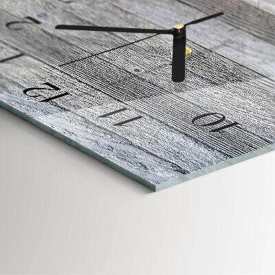 Vertikale Uhr Holz