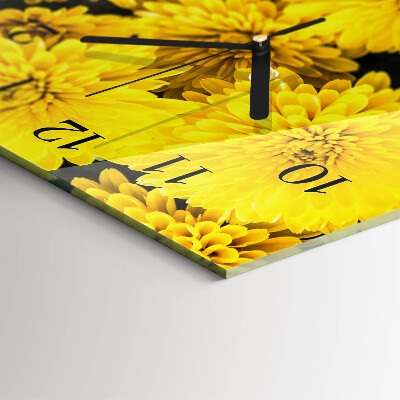 Vertikale Uhr Blumen