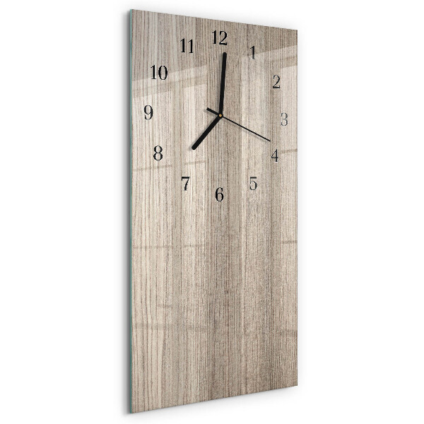 Vertikale Uhr Holz