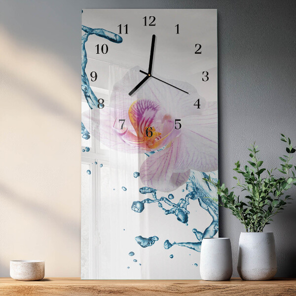 Vertikale Uhr Orchidee