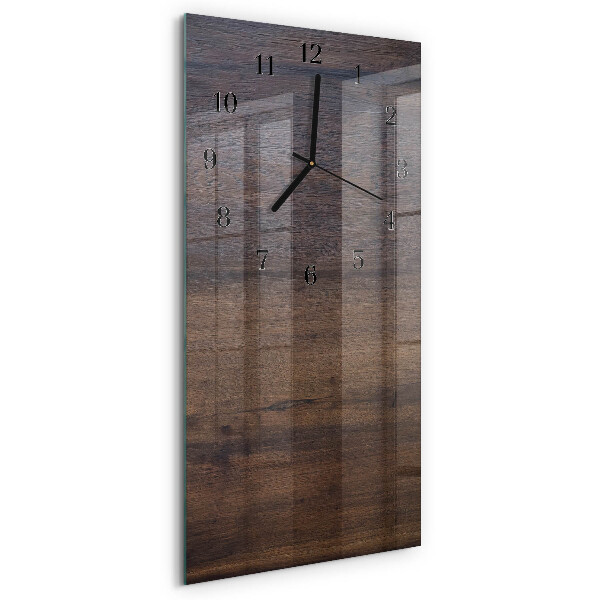 Vertikale Uhr Holzbrett