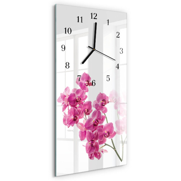 Vertikale Uhr Orchideen