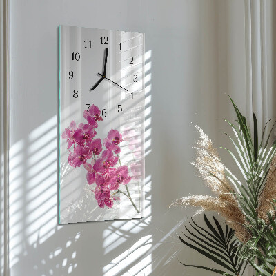 Vertikale Uhr Orchideen