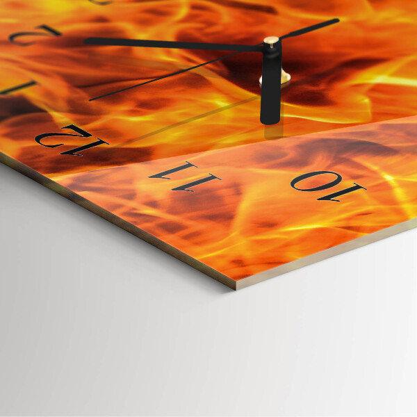 Vertikale Uhr Feuer