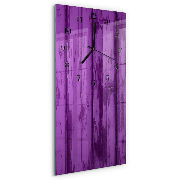 Vertikale Uhr Holz