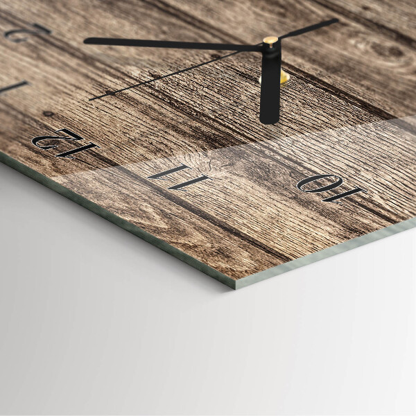 Vertikale Uhr Holz