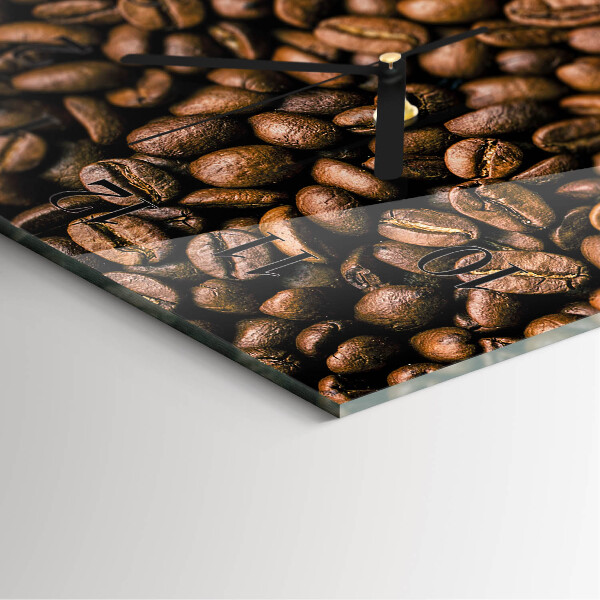 Vertikale Uhr Kaffeebohnen