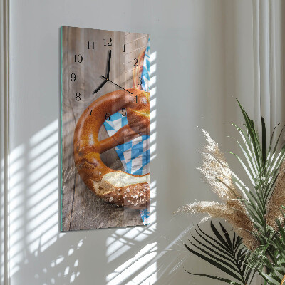 Vertikale Uhr Brezel