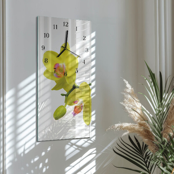 Vertikale Uhr Orchidee