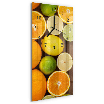 Vertikale Uhr Obst