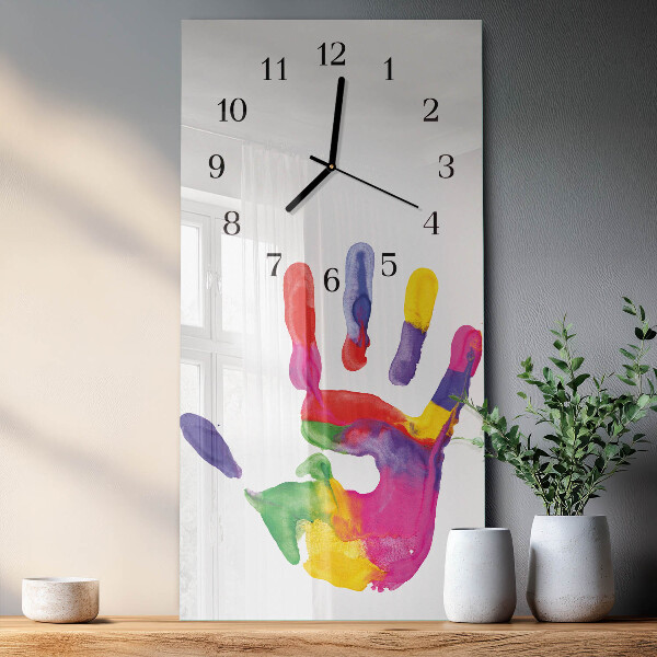Vertikale Uhr Hand