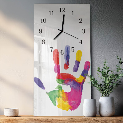 Vertikale Uhr Hand