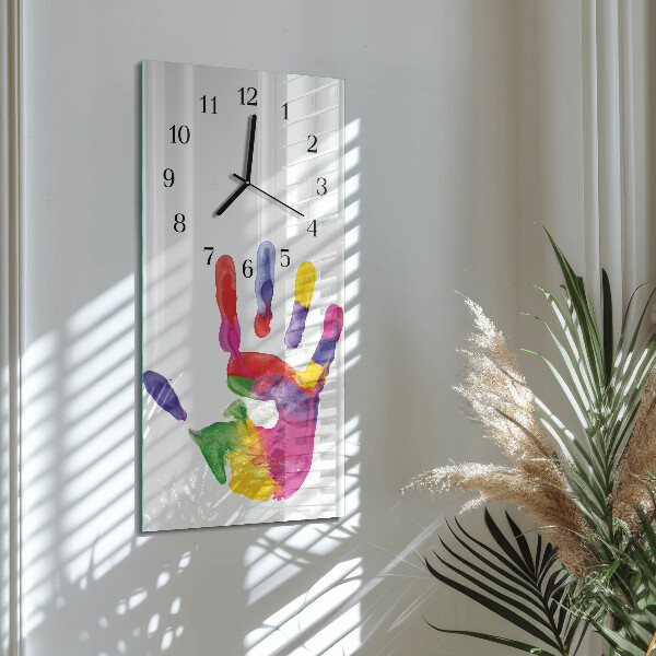 Vertikale Uhr Hand