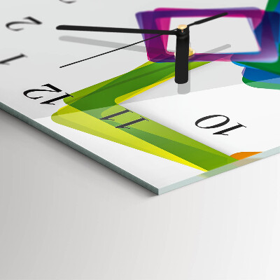 Vertikale Uhr Bunte Rechtecke