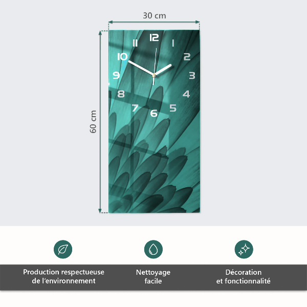 Vertikale Uhr Pfeffer