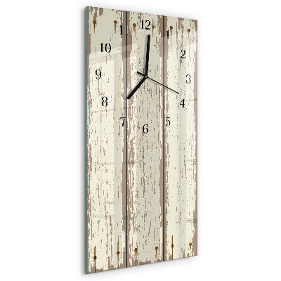 Vertikale Uhr Holzbretter