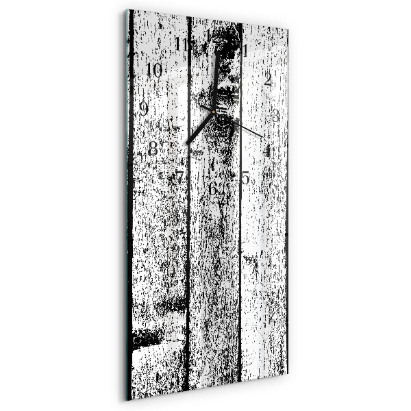 Vertikale Uhr Holz