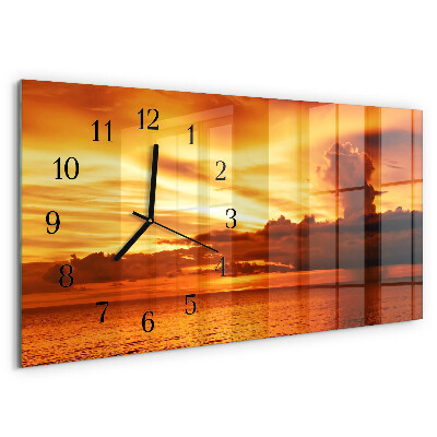 Horizontale Uhr Westen
