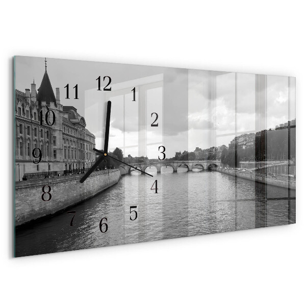 Horizontale Uhr Brücken von Paris