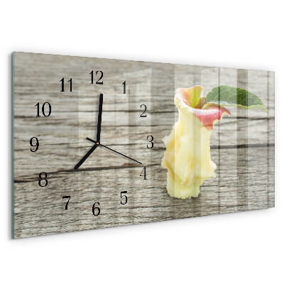 Horizontale Uhr Apple-Kern