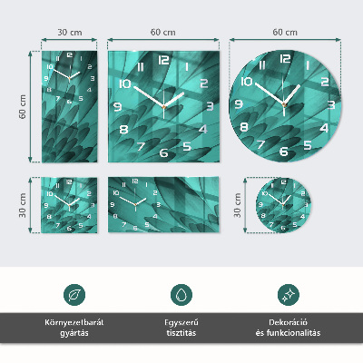 Horizontale Uhr Orchideen
