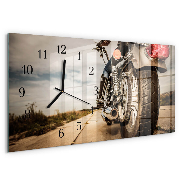 Horizontale Uhr Motorrad