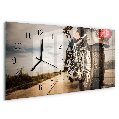 Horizontale Uhr Motorrad
