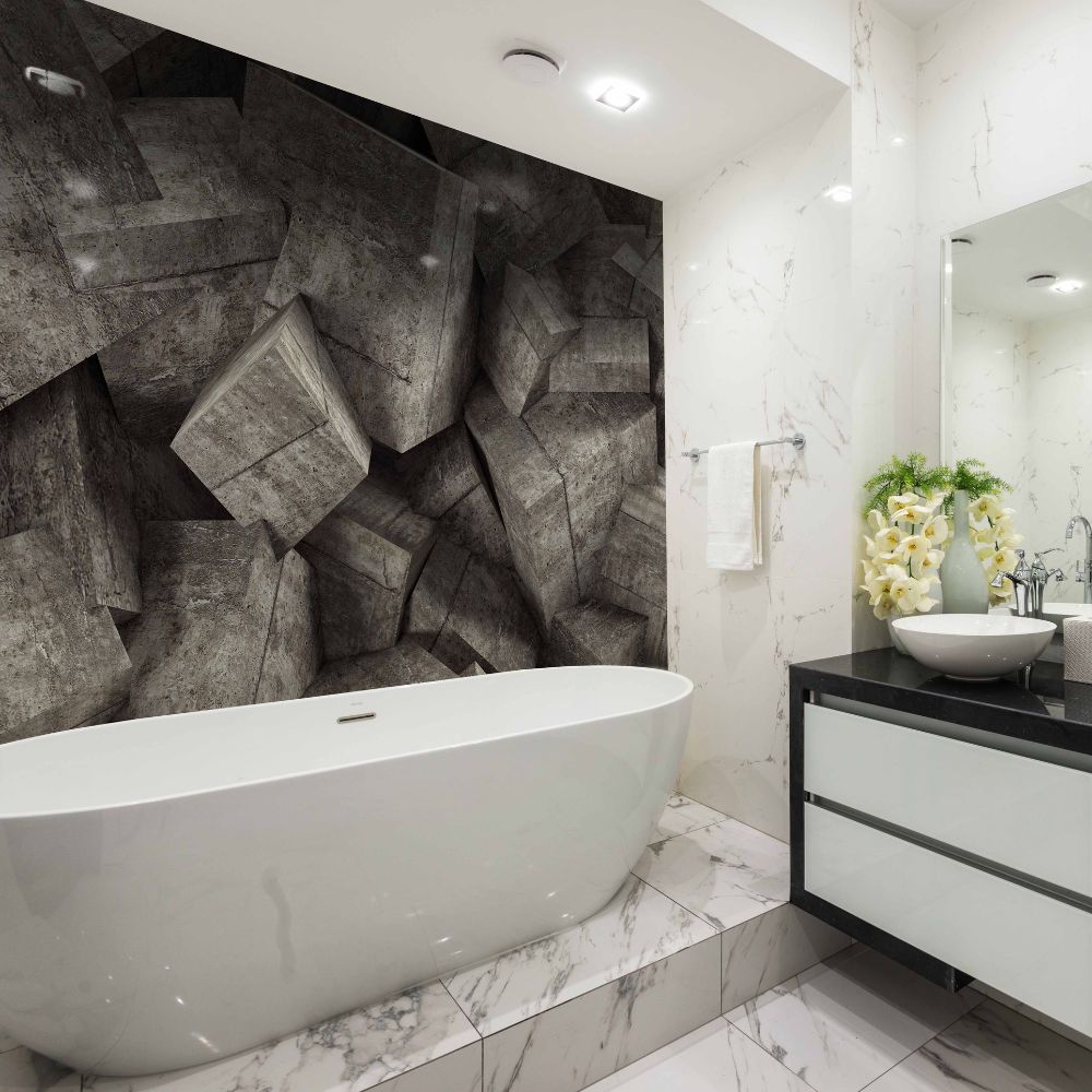 Glaspaneele für das Badezimmer