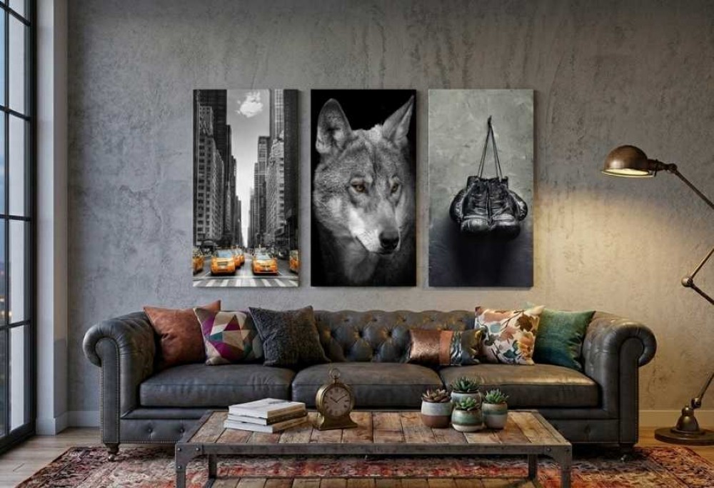 Bildergalerie im Wohnzimmer