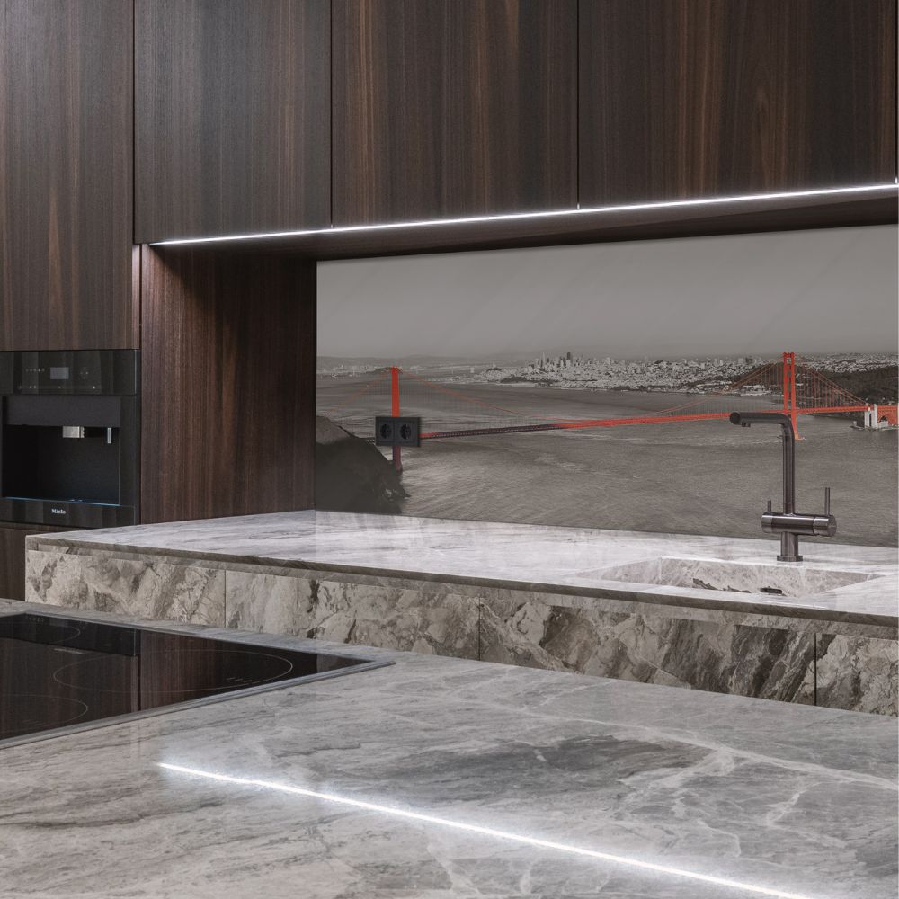 Glaspaneele für die Küche