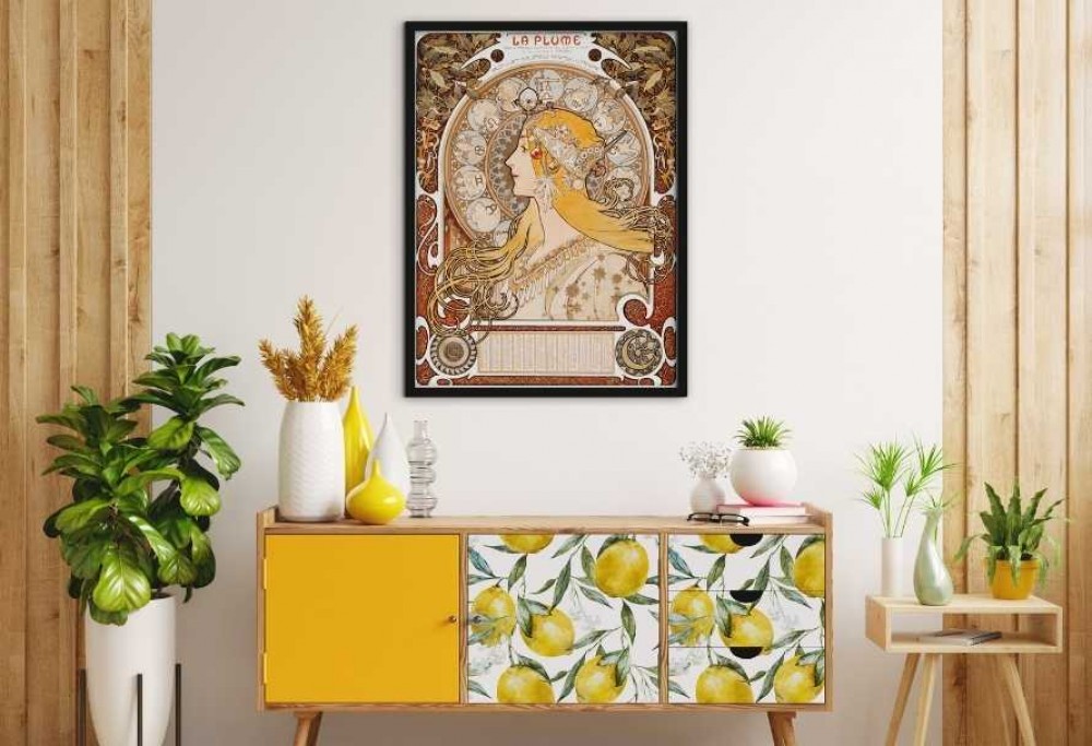 So verwenden Sie Fototapeten auf Möbeln