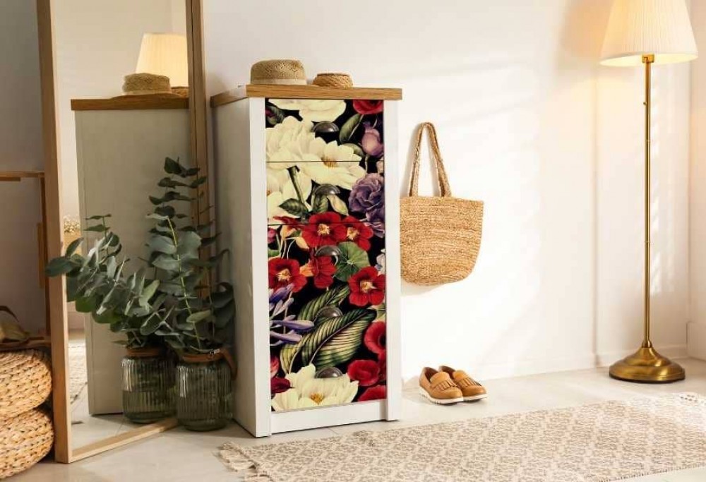 Fototapete für eine Kommode