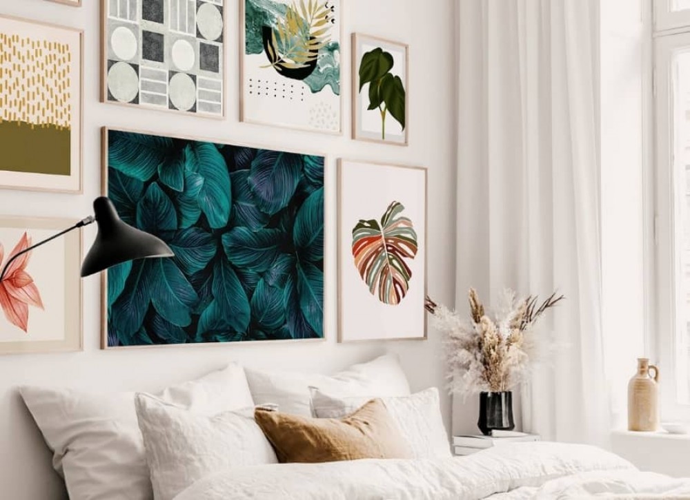 Schlafzimmer im skandinavischen Stil