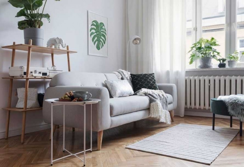 Wohnzimmer im minimalistischen Stil